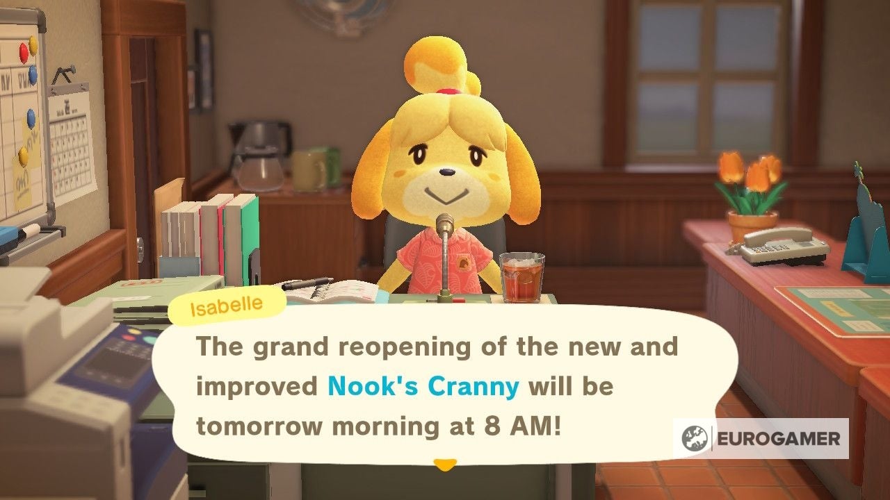 Animal Crossing Nook's Cranny How to upgrade Nook's Cranny, Hot Item